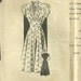 Vintage 40s Mail Order 1808 Shaped Midriff Dress Pattern Bust 36