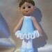 dancer ballerina child gift personalized Christmas ornament polymer clay dancing dance sculpture