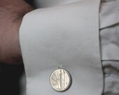 100 lire cufflinks