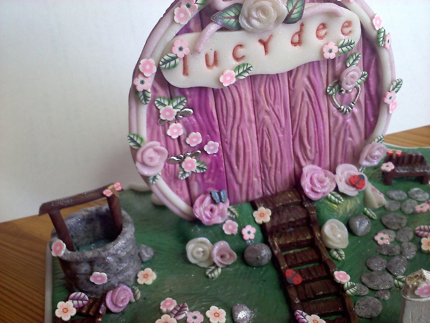 Polymer Clay Remembrance Door Fairy Fae Faerie