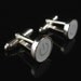 Computer Key Series- Power Standby Symbol White Key - Cufflinks