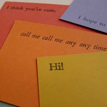 Calling Cards (Letterpressed) 4-pack