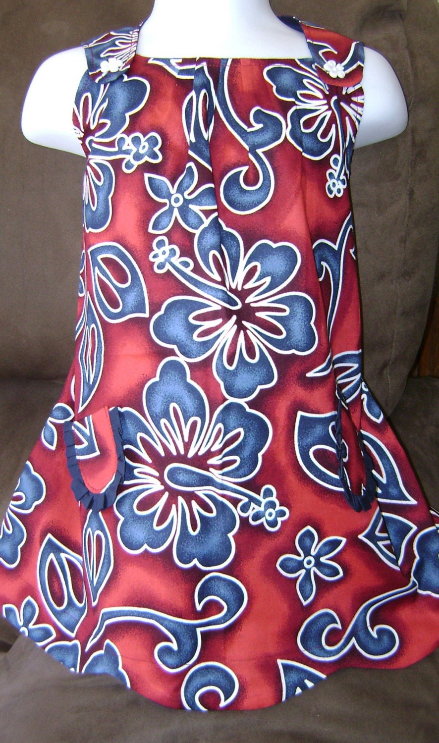 hawaiian baby girl  dress
