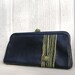 olive green wood grain clutch