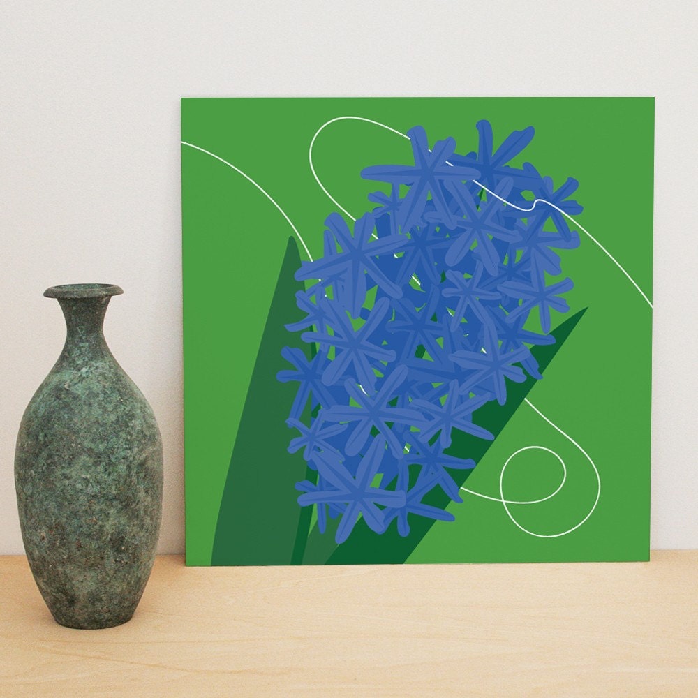 Hyacinth Bloom, art print