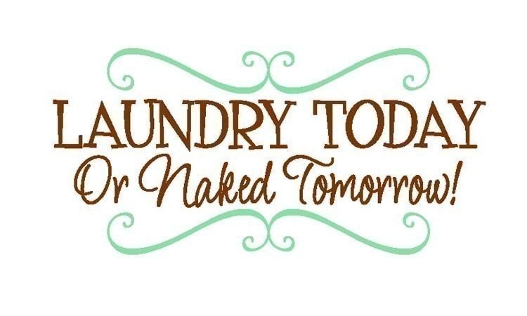 Laundry Today Or Naked Tomorrow Whimsical By Empressivedesigns