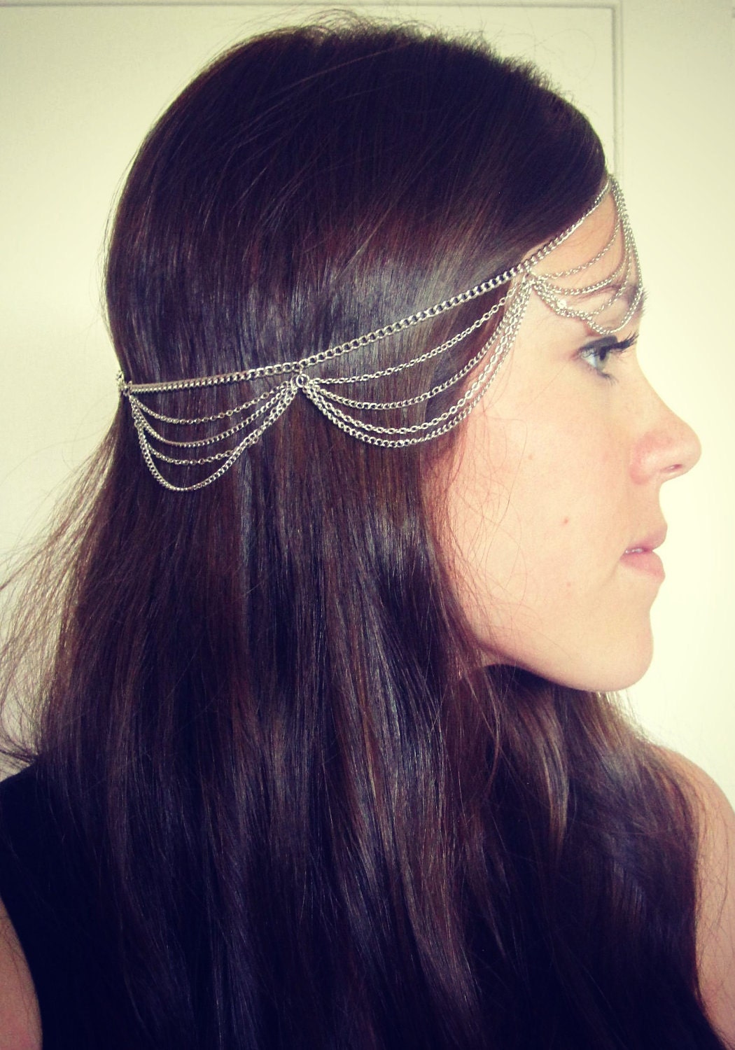 CHAIN HEADPIECE- chain headdress
