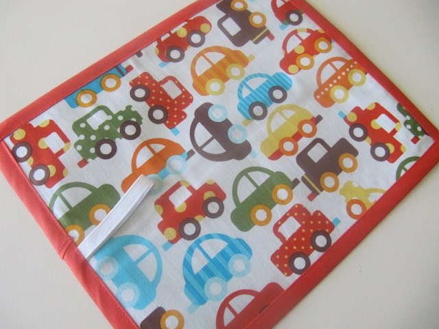 Anne Kelle cars TRAVEL chalkboard mat placemat (a)