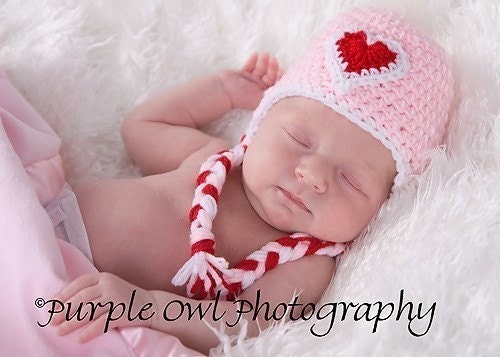 Sweetheart Baby Hat - Photography Prop - Any Color
