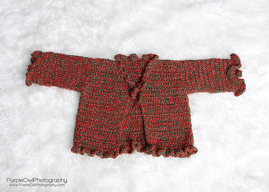 Ruffle Crochet Sweater Pattern