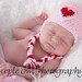 Sweetheart Baby Hat - Photography Prop - Any Color