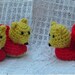 Crochet Pattern 022 - Honey Bear Baby Booties - 3 Sizes