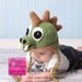 Dinosaur Earflap Beanie - Any Size - Any Color Combo