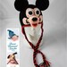 Crochet Pattern 061 - Mr. Mouse Earflap Beanie Hat - All Sizes