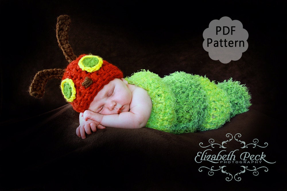 The Very Hungry Caterpillar Crochet Pattern