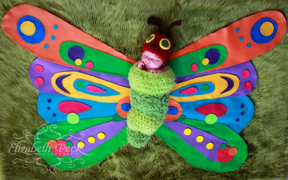 The Very Hungry Caterpillar Crochet Pattern