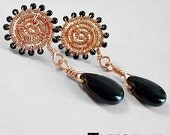 Spiral Button Earrings - Wire Work Tutorial