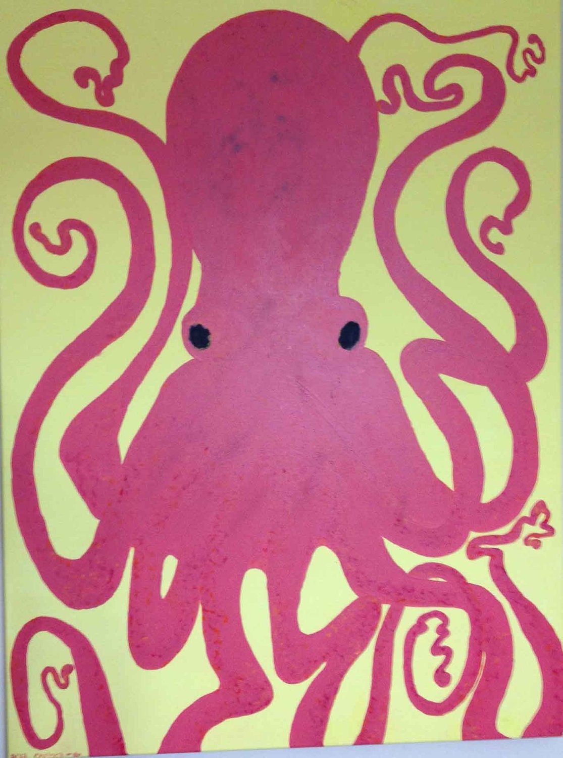 Bright Colored Octopus