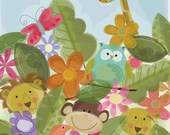 Art Print Children's Out in the Wild