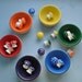 Montessori Educational Toy - Wooden Toy, The Original Rainbow Sorting Mushroom, Waldorff Play