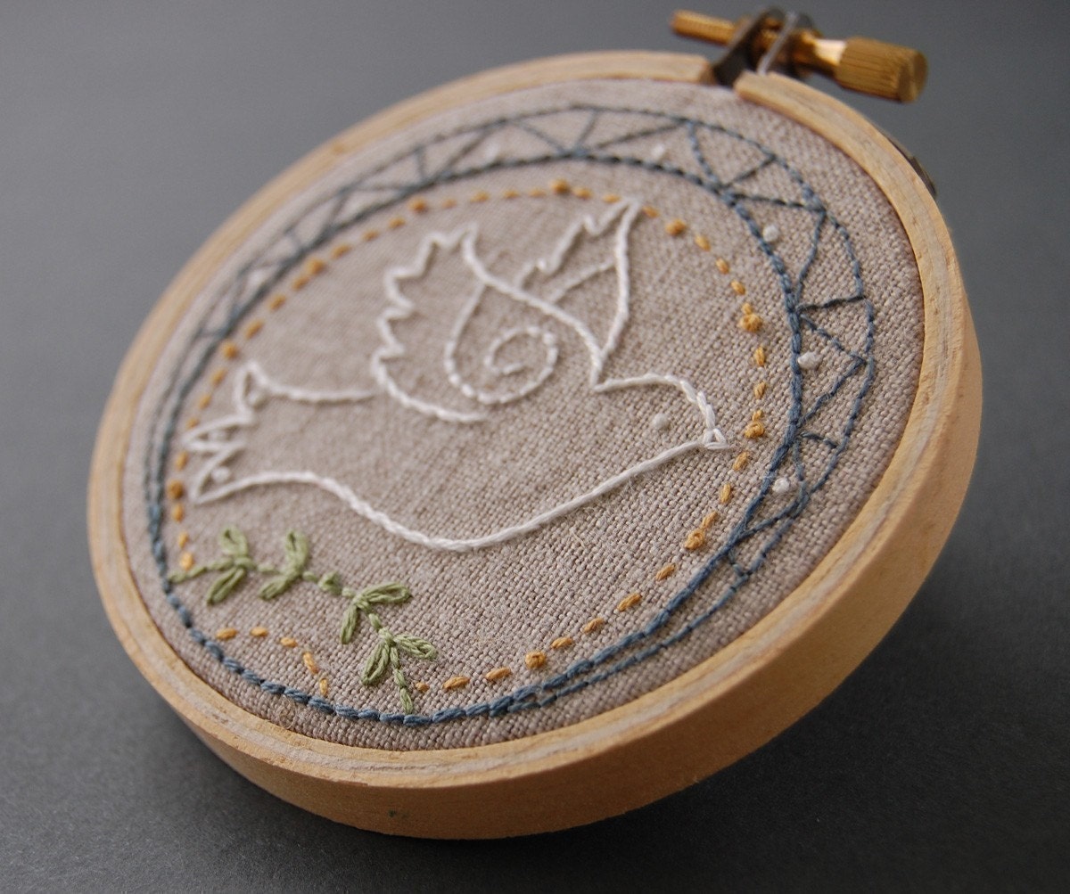 Embroidery Patterns, FESTIVE FLOCK Holiday hand embroidery patterns