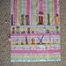 Knitting Needle Organizer or Roll Up Case, Art brush roll, 27 Slots, Washable cotton fabric, Get organized