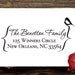 Personalized address , web address , email or art custom text wood handle rubber stamp cute gift - style 1233