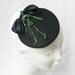 Black Glitter Skeleton Hat