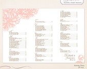Reception Seating Chart - Printable DIY Design