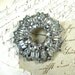 Vintage Weiss Crystal rhinestone circle brooch