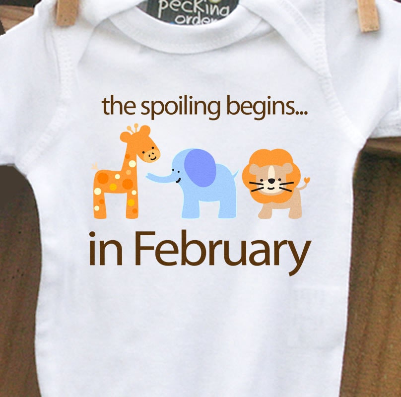 personalized onesie-Spoiling Begins Feet-pregnancy announcement onesie - perfect for first time pregnancy announcements