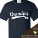 grandpa established t-shirt great for grandpa to be or surprise pregnancy announcement