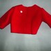 American Girl Red Fleece Jacket Coat fits Gotz Doll 18 to 20 inch doll Clothes HandMade