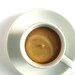 Espresso Shot SOY CANDLE - Coffee Cup with Saucer - Hazelnut Latte Scented