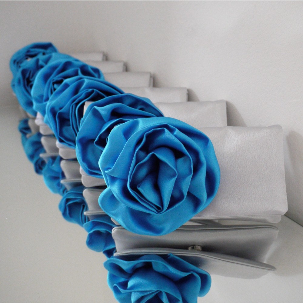 Bridesmaids gifts clutch coin purses custom made in your color scheme