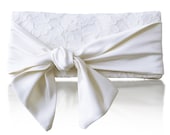 Ivory lace Hope bridal clutch