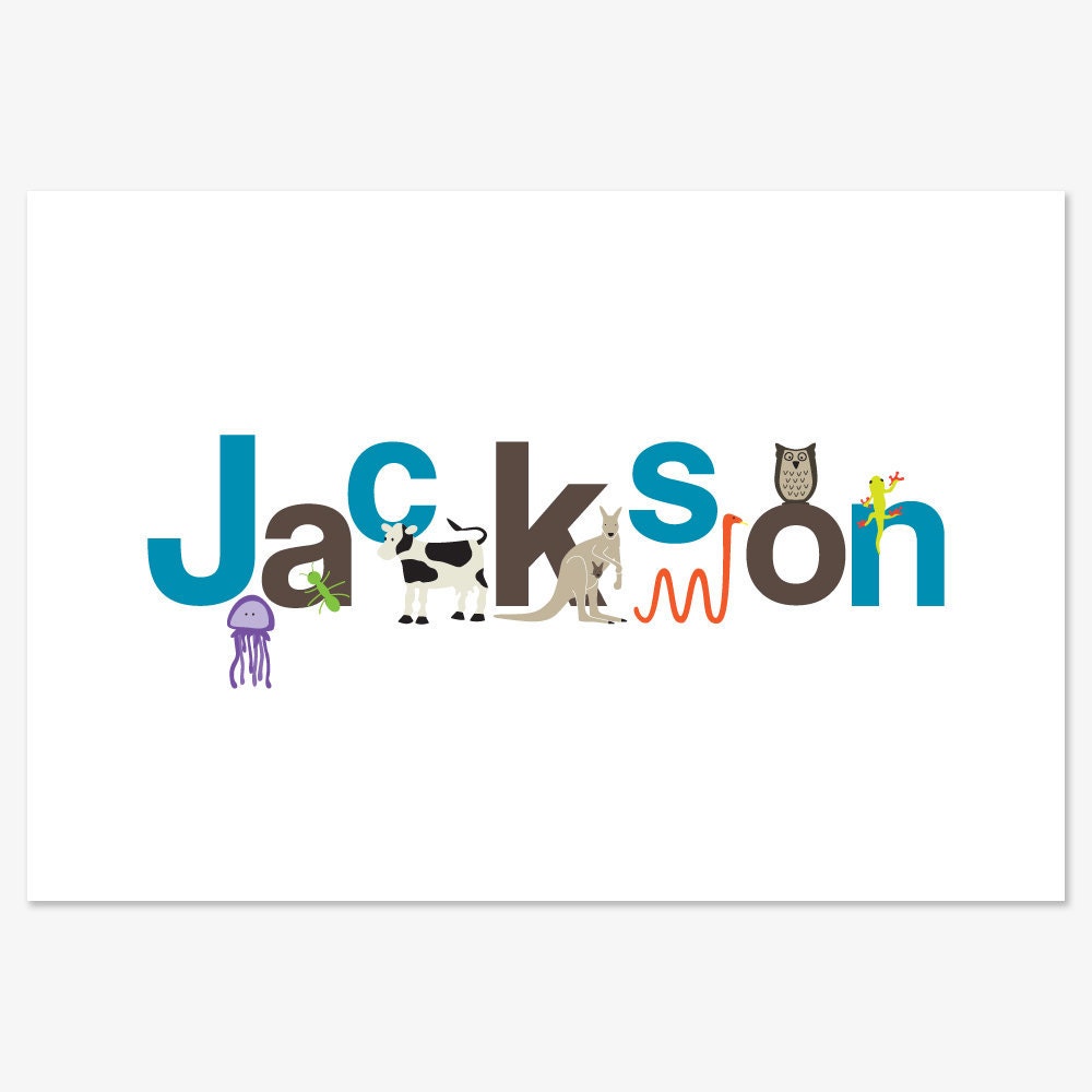 Custom Name Print - Large