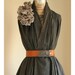 artLAB's Oversized Wool Wrap No.4 Charcoal Gray