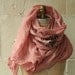 the Dirty Pink Nomad Scarf / Text Scarf / Women's Scarves / Women's Accessories