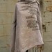 Women's Spring Scarves/ Text Scarves/ Women's Fashion/ Gray Scarves/Text Gone Awry No. 2