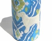 Ikat ILab Pup Cup with Yellow Lab