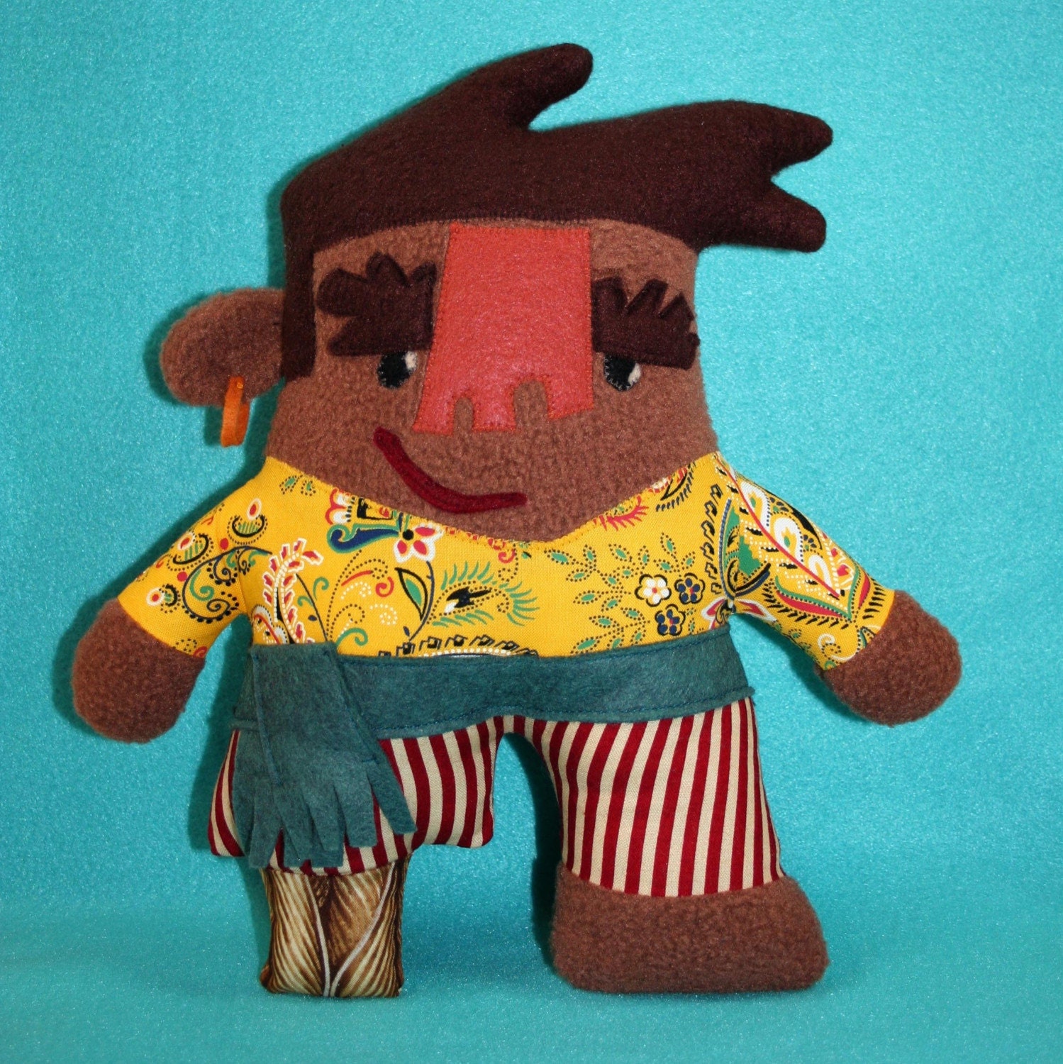 Billy One Ear Pirate Plush