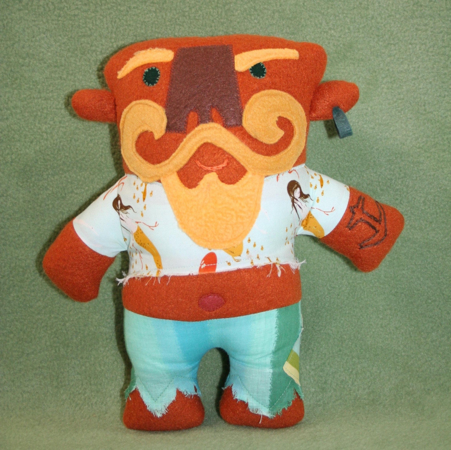 Curly Malone Pirate Plush