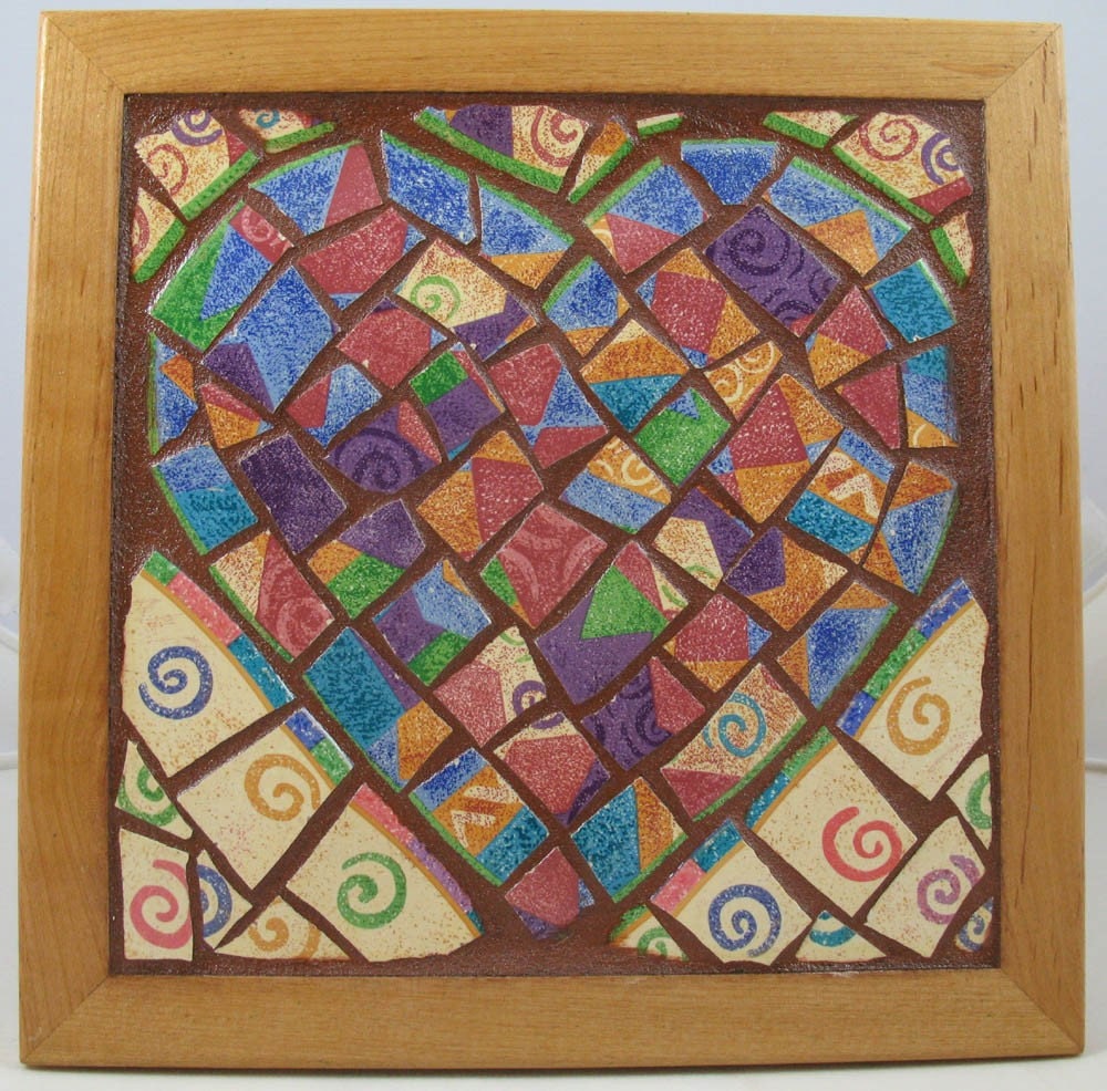 SOUTHWEST HEART FIESTA mosaic art
