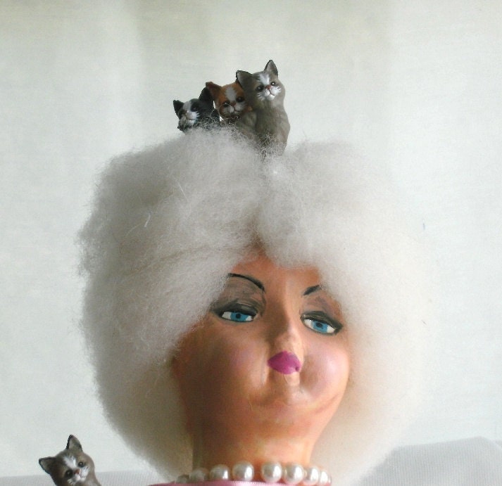 Crazy old cat lady Assemblage