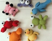 Crochet PATTERN book : Rainbow Amigurumi -pdf-