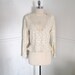 1980s Lace Blouse - Outback Red