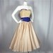 Vintage 50s Belle of the Ball Dress, Sz S