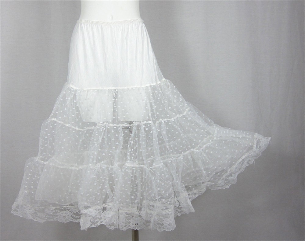 Vintage 1950s or 60s Crinoline, Sz L