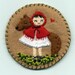 Little Red Riding Hood pin